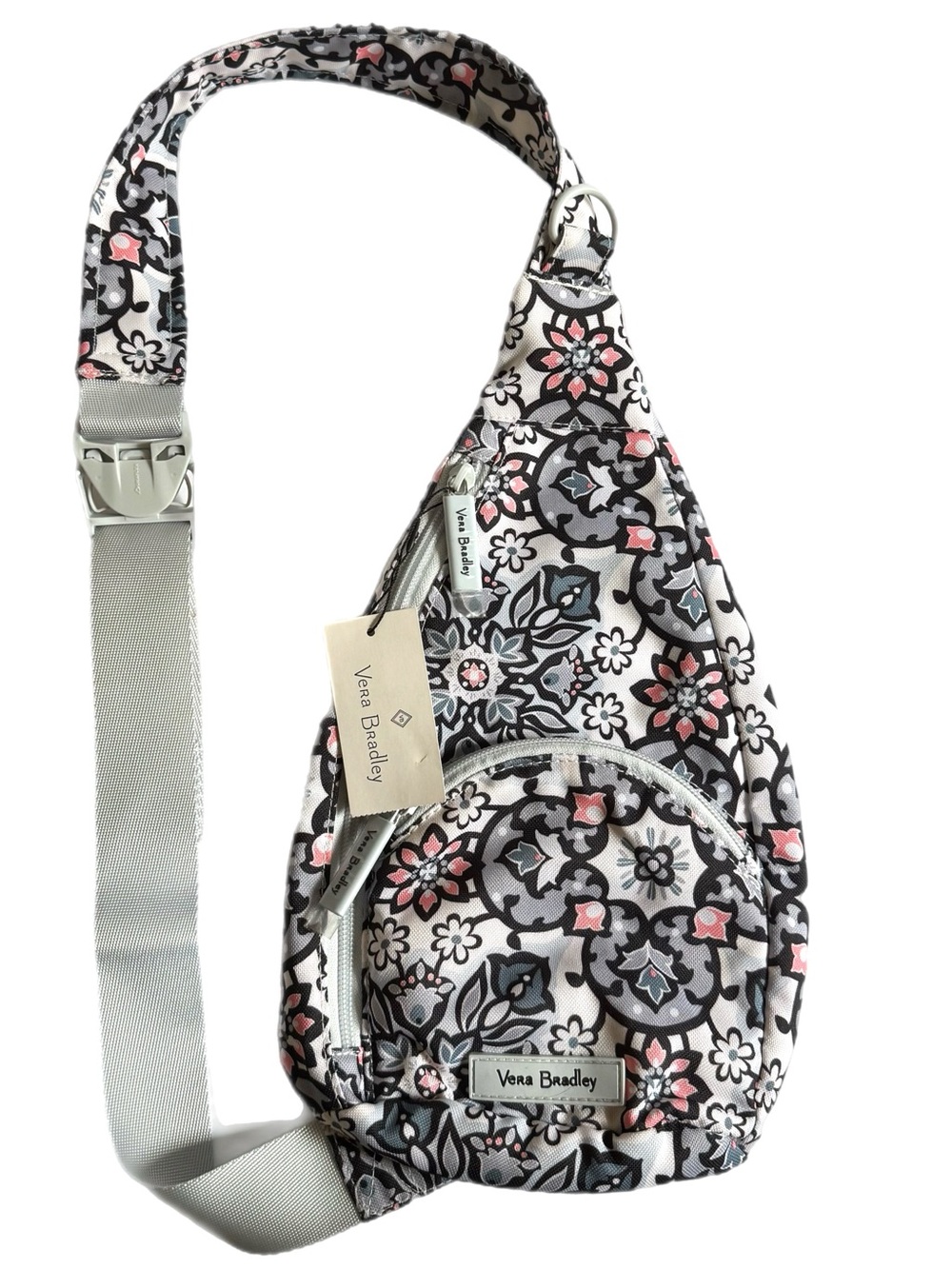 Vera Bradley Lisbon Medallion Compact Sling Bag Purse NWT Lighten Up Floral